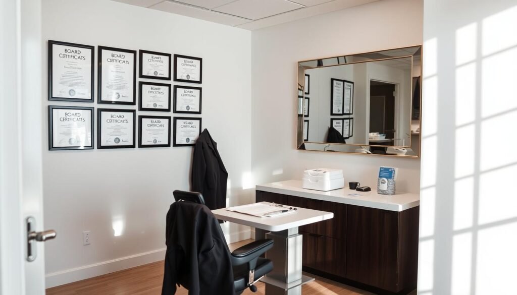 תעודת כשרון וניסיון רפואי בניתוחים קוסמטיים