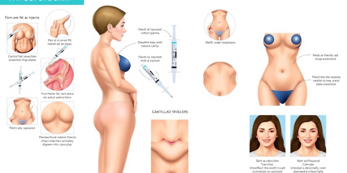 Fat grafting methods for body contouring