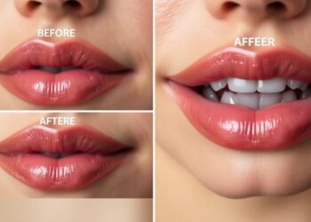 Lip augmentation techniques for pout enhancement