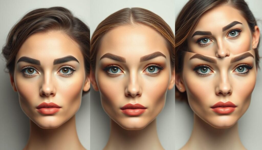 face shape and brow design face shape and brow design