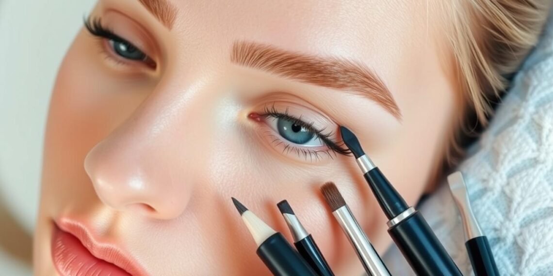 עיצוב גבות טכניקות מראה טבעי